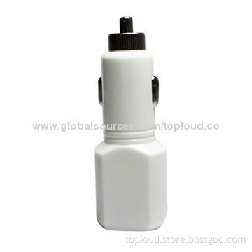 2.1A Car Charger with 12-24V DC Input Voltage, CE, FCC, RoHS Marks